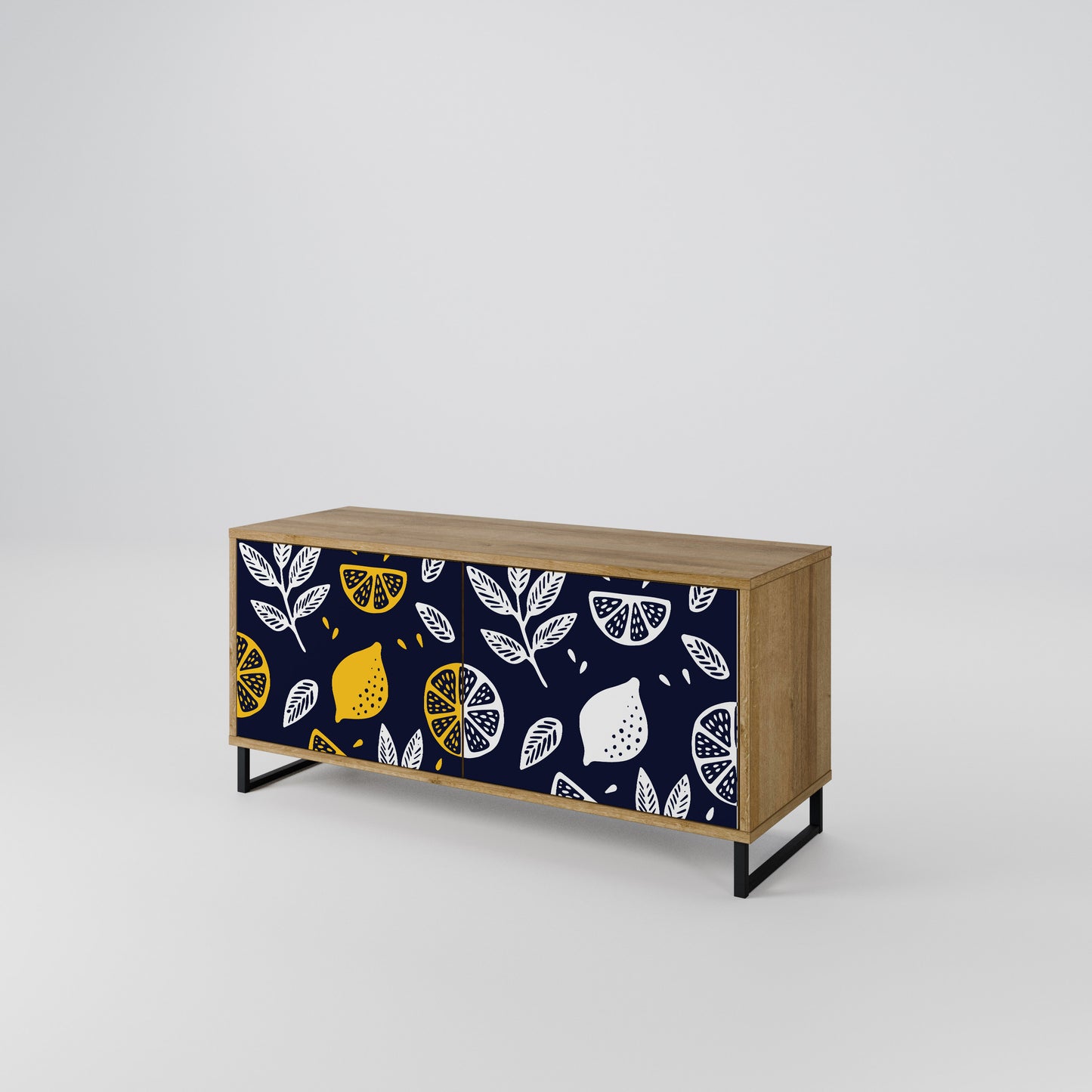 CITRUS BLACK AND WHITE Mobile TV Compatto a 2 Ante