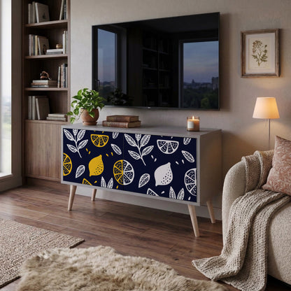 CITRUS BLACK AND WHITE Mobile TV Compatto a 2 Ante