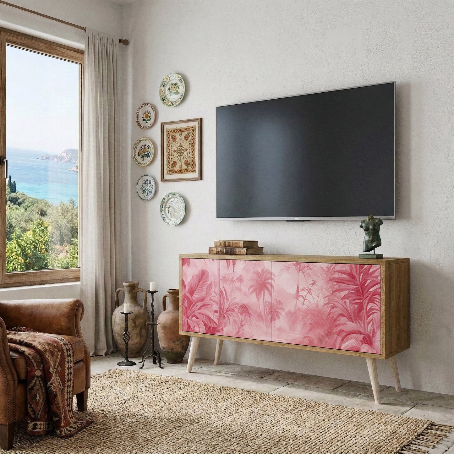 SWEET TROPICS Mobile TV Compatto a 2 Ante