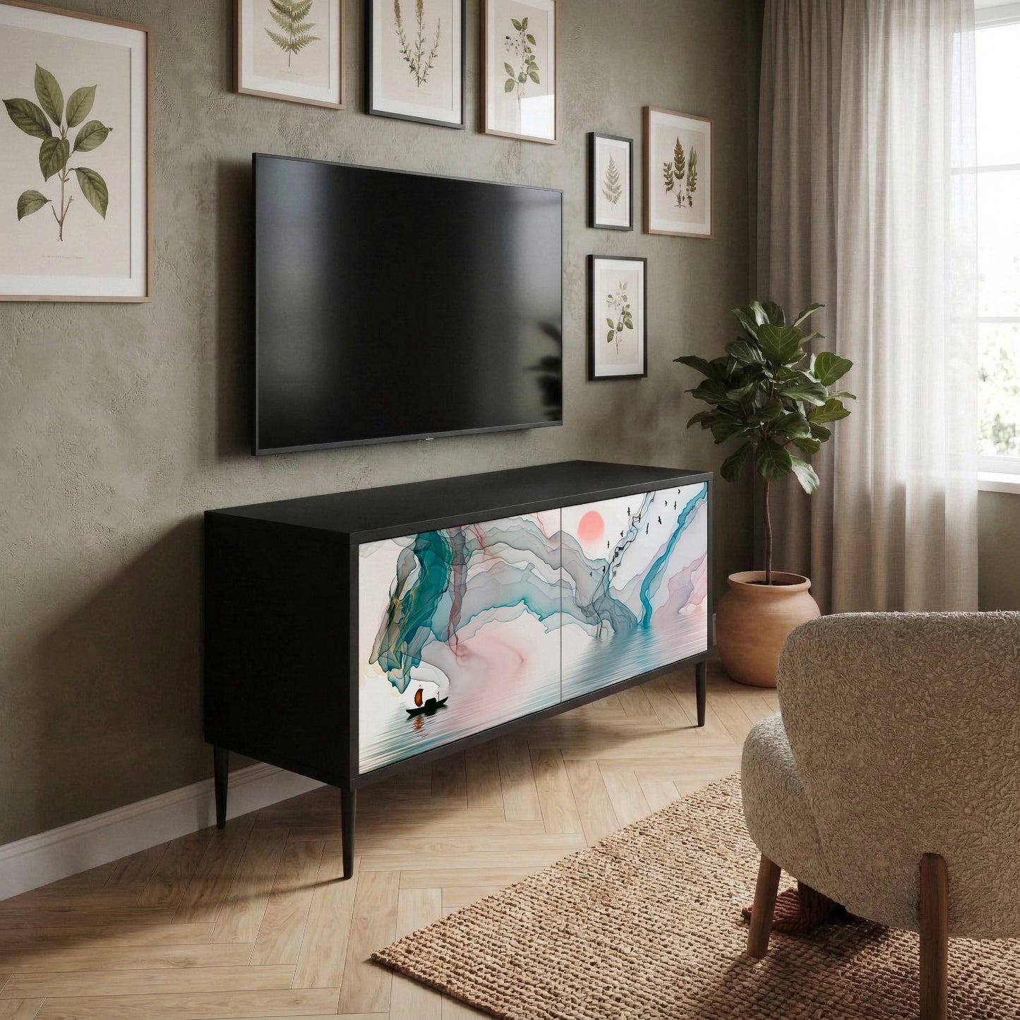 VELVET CROSSING Mobile TV Compatto a 2 Ante