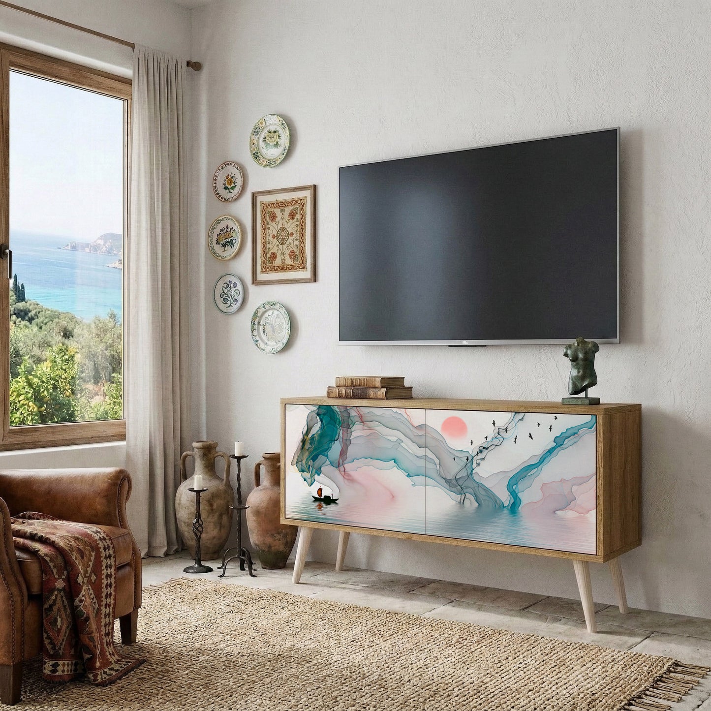VELVET CROSSING Mobile TV Compatto a 2 Ante