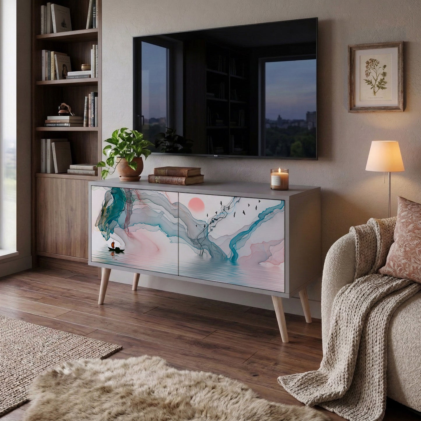 VELVET CROSSING Mobile TV Compatto a 2 Ante