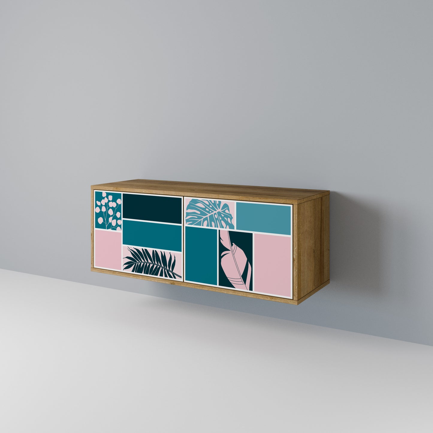COMBINATION OF SHAPES Mobile TV Compatto a 2 Ante