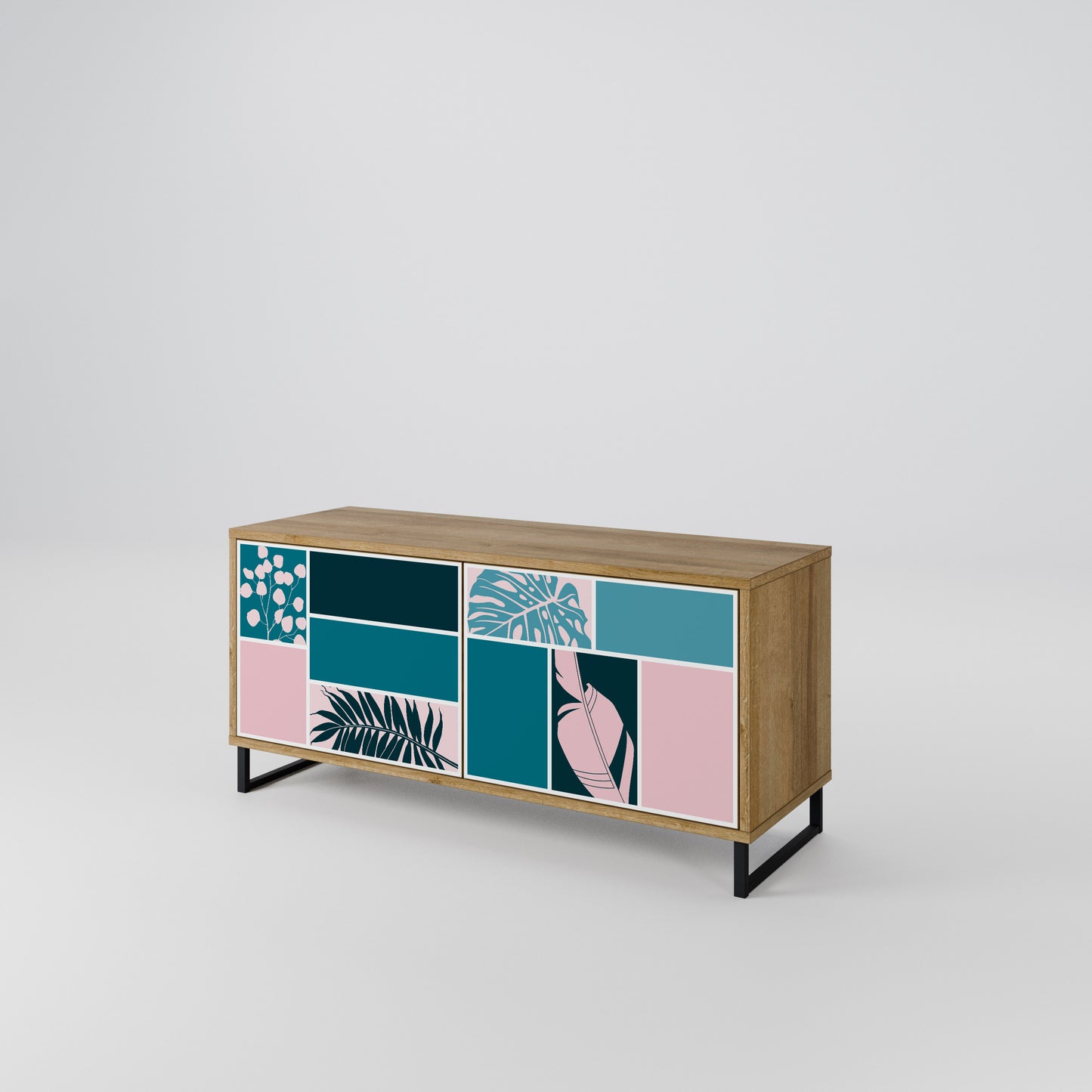 COMBINATION OF SHAPES Mobile TV Compatto a 2 Ante