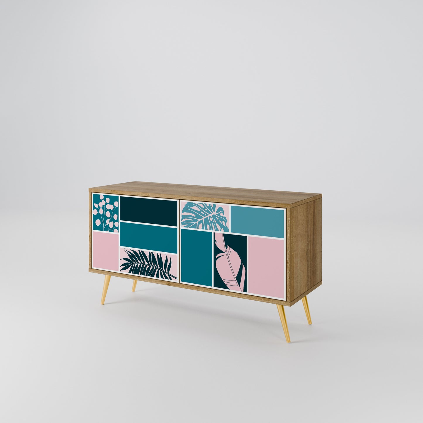 COMBINATION OF SHAPES Mobile TV Compatto a 2 Ante