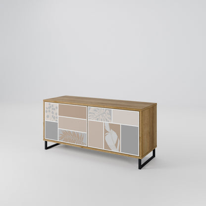 TROPICAL SHAPES Mobile TV Compatto a 2 Ante