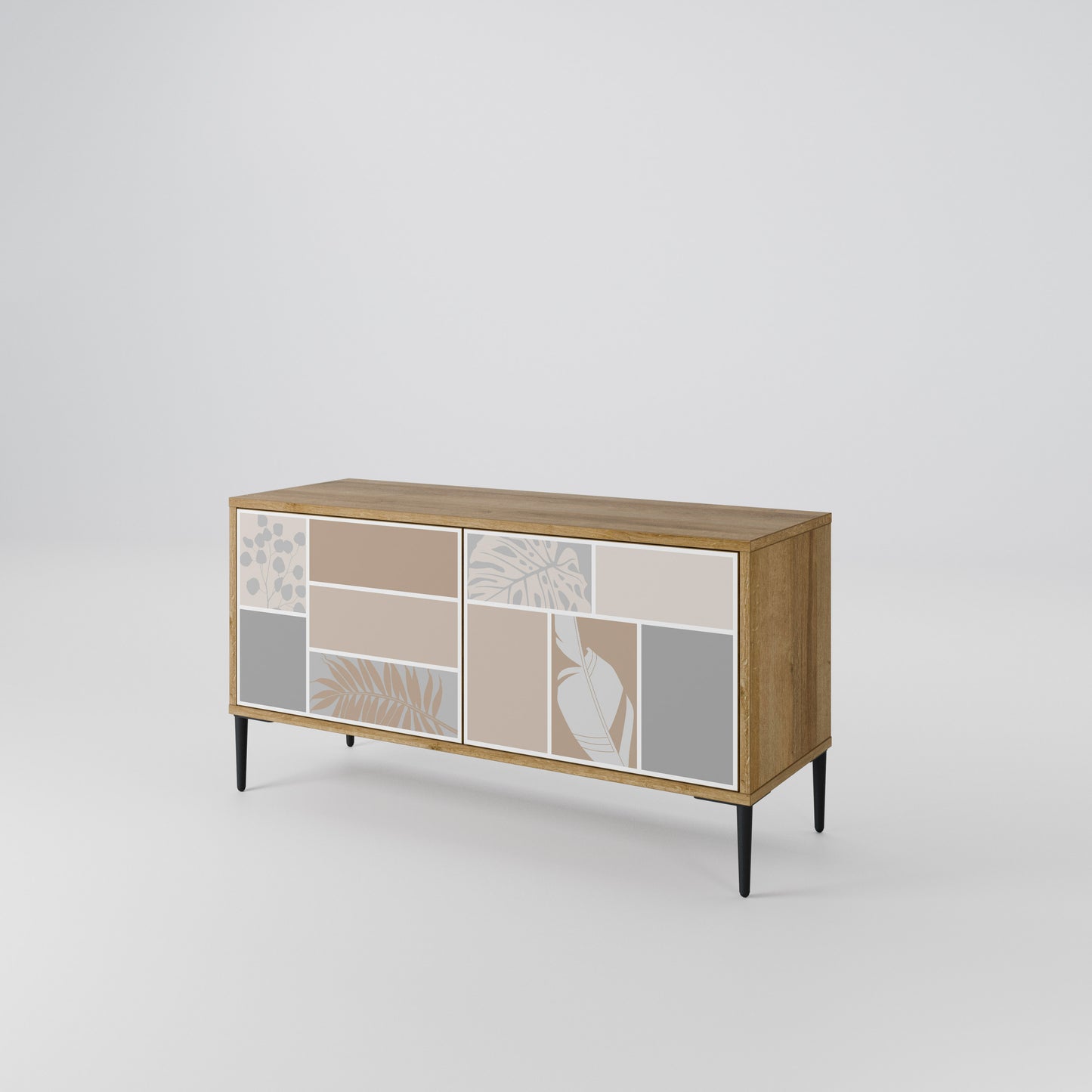 TROPICAL SHAPES Mobile TV Compatto a 2 Ante