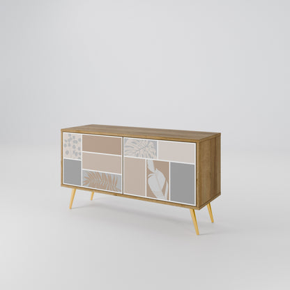 TROPICAL SHAPES Mobile TV Compatto a 2 Ante