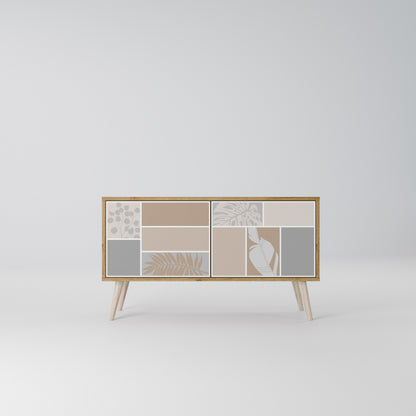 TROPICAL SHAPES Mobile TV Compatto a 2 Ante