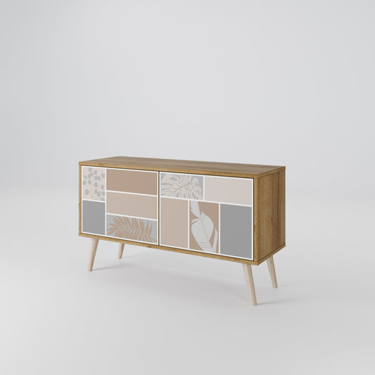 TROPICAL SHAPES Mobile TV Compatto a 2 Ante