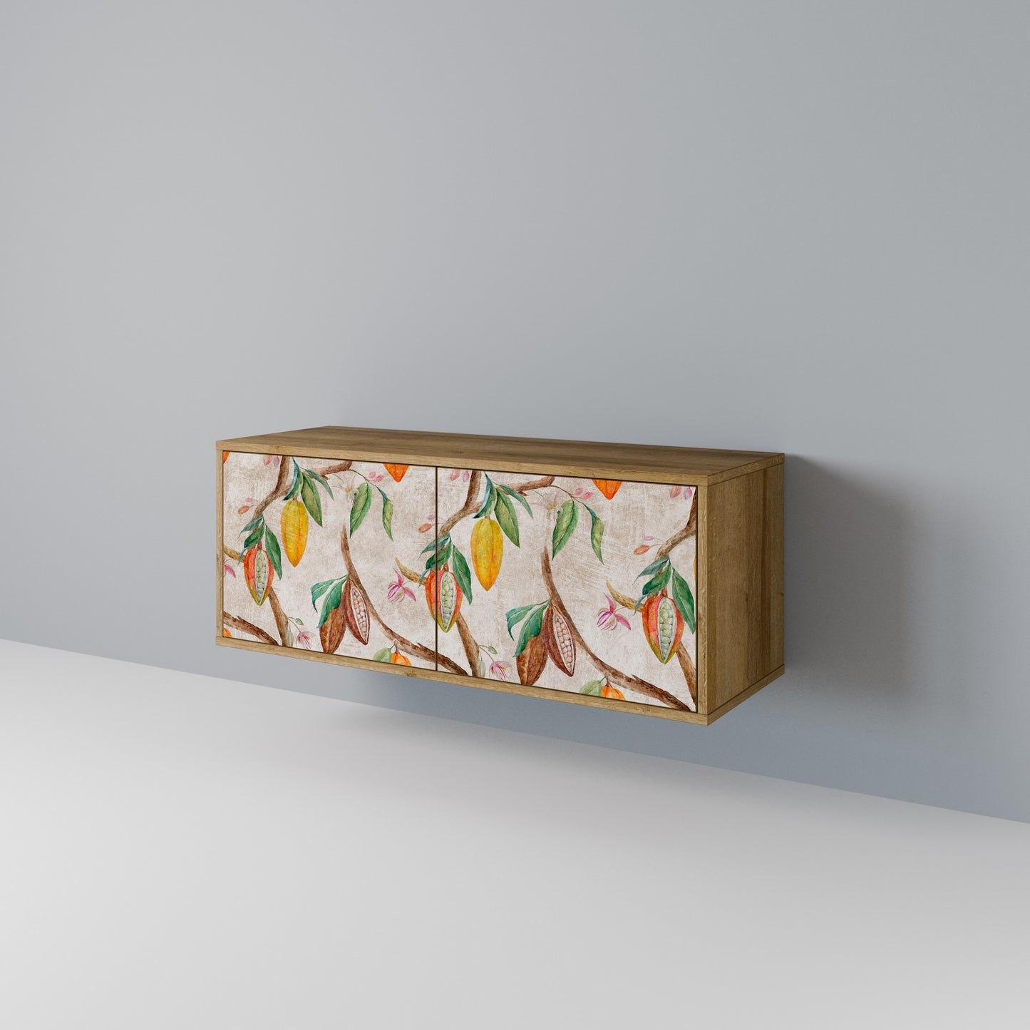 COCOA FRUITS Compact 2-Door TV Cabinet