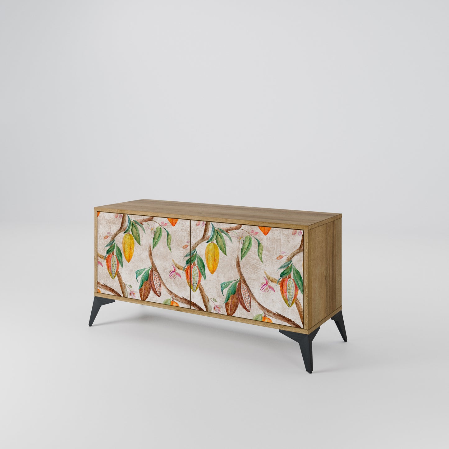 COCOA FRUITS Compact 2-Door TV Cabinet