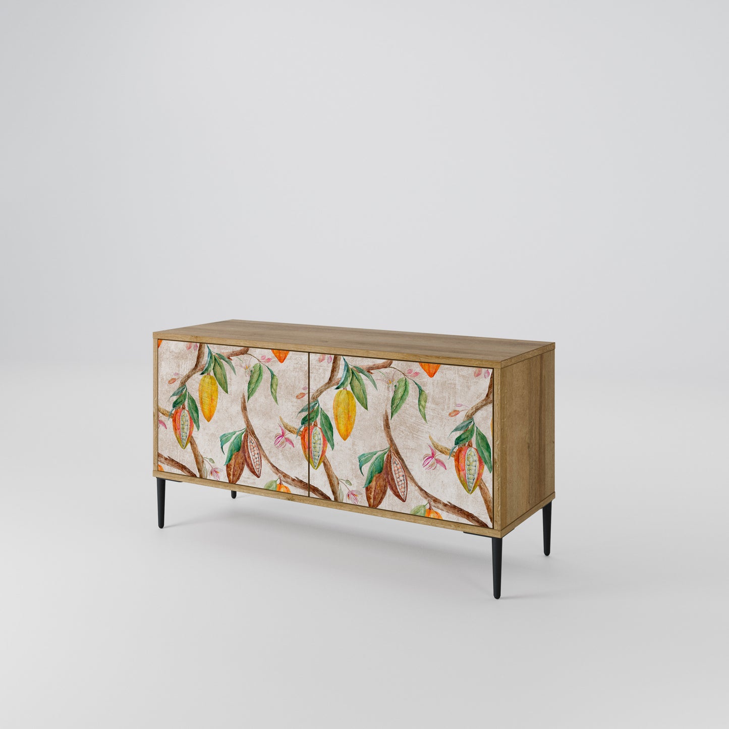 COCOA FRUITS Compact 2-Door TV Cabinet