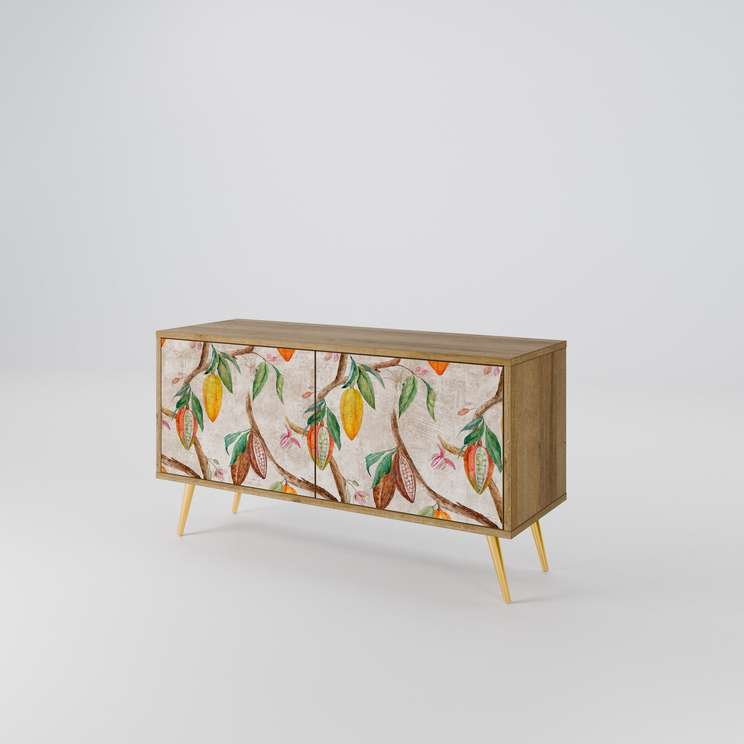 COCOA FRUITS Compact 2-Door TV Cabinet