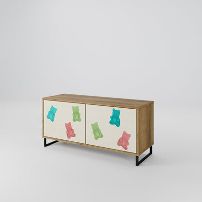 GUMMY BEARS Mobile TV Compatto a 2 Ante