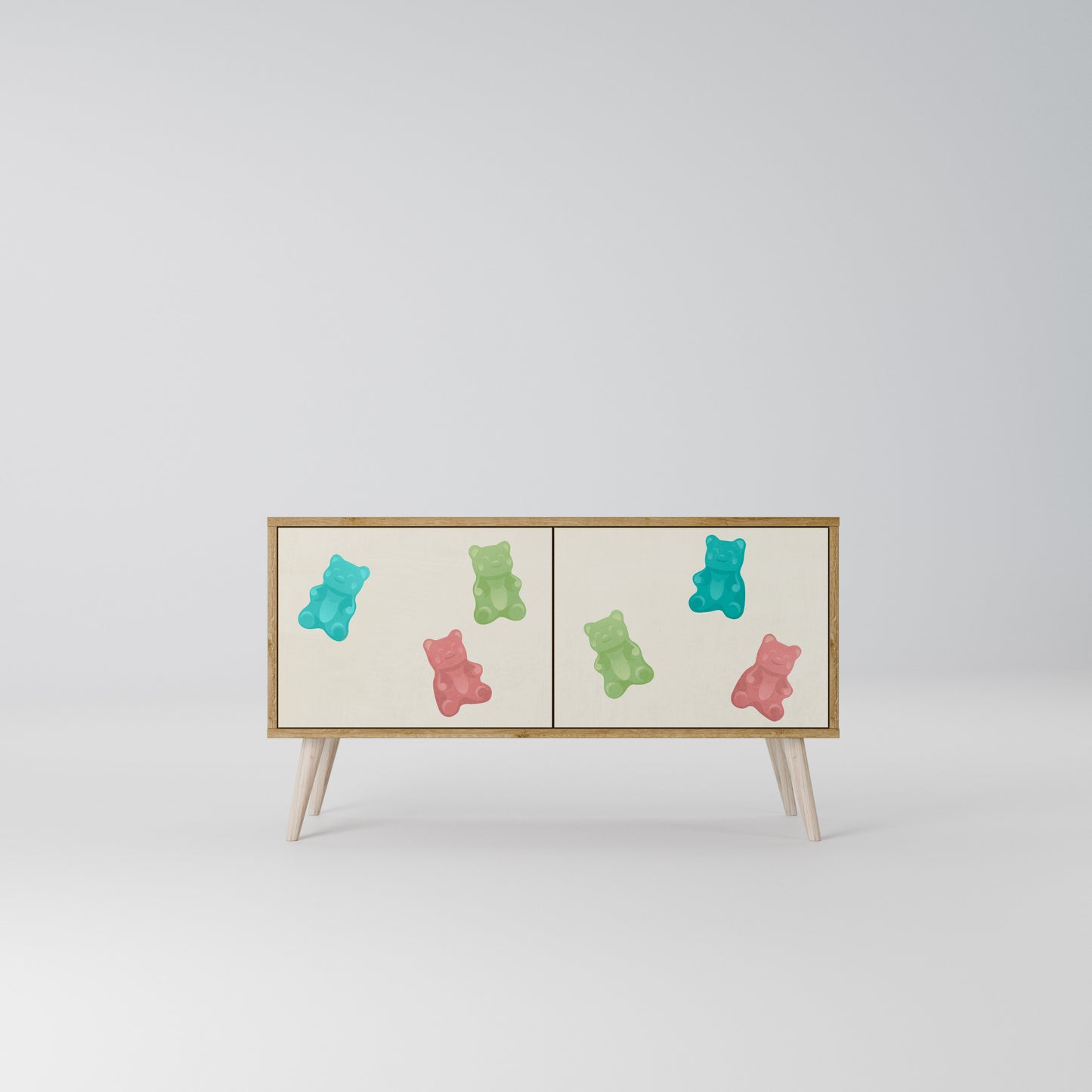 GUMMY BEARS Mobile TV Compatto a 2 Ante