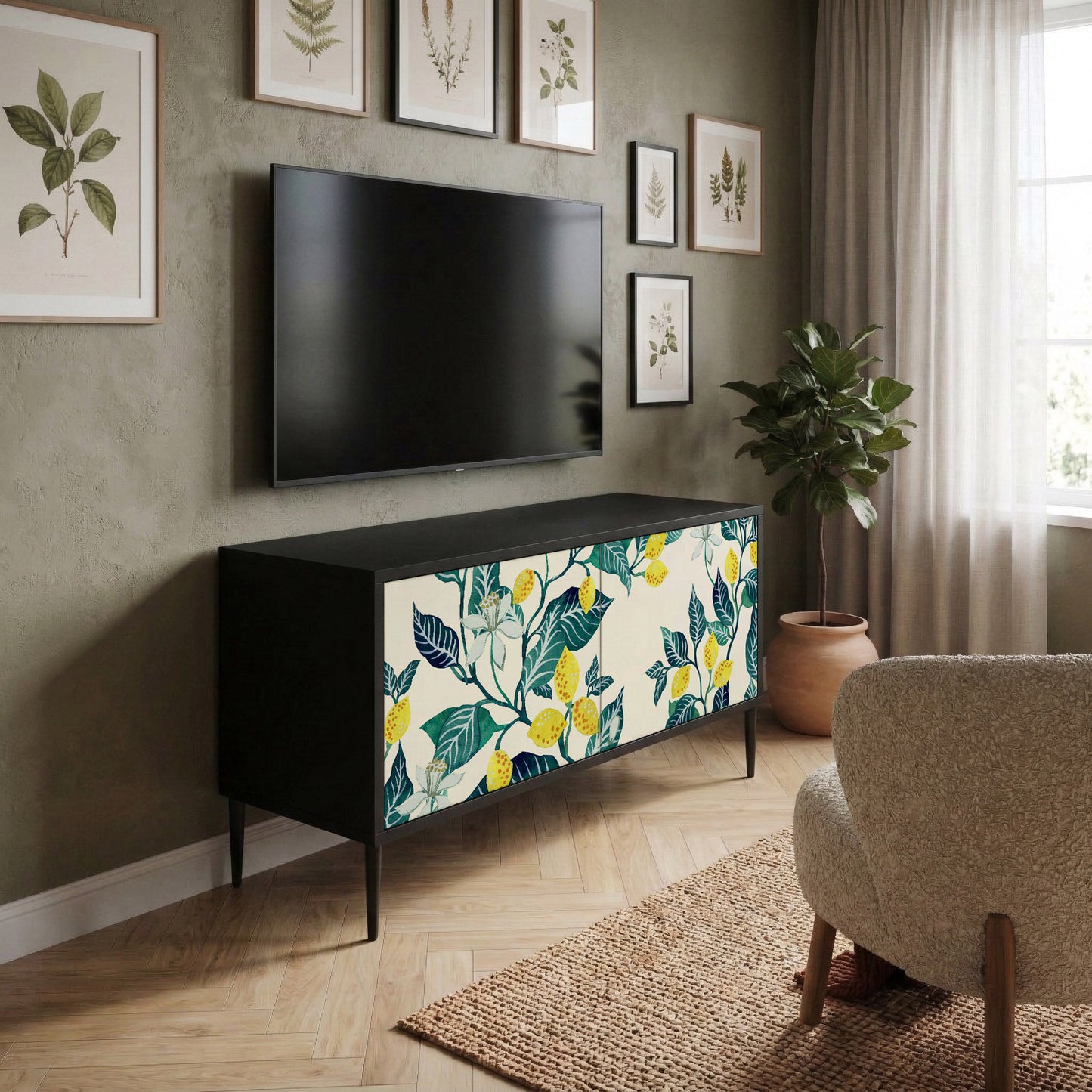 LEMON TREE Mobile TV Compatto a 2 Ante