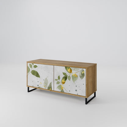 ELEGANT BOTANICS Mobile TV Compatto a 2 Ante