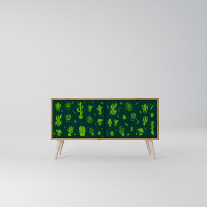 DESERT GREEN Mobile TV Compatto a 2 Ante
