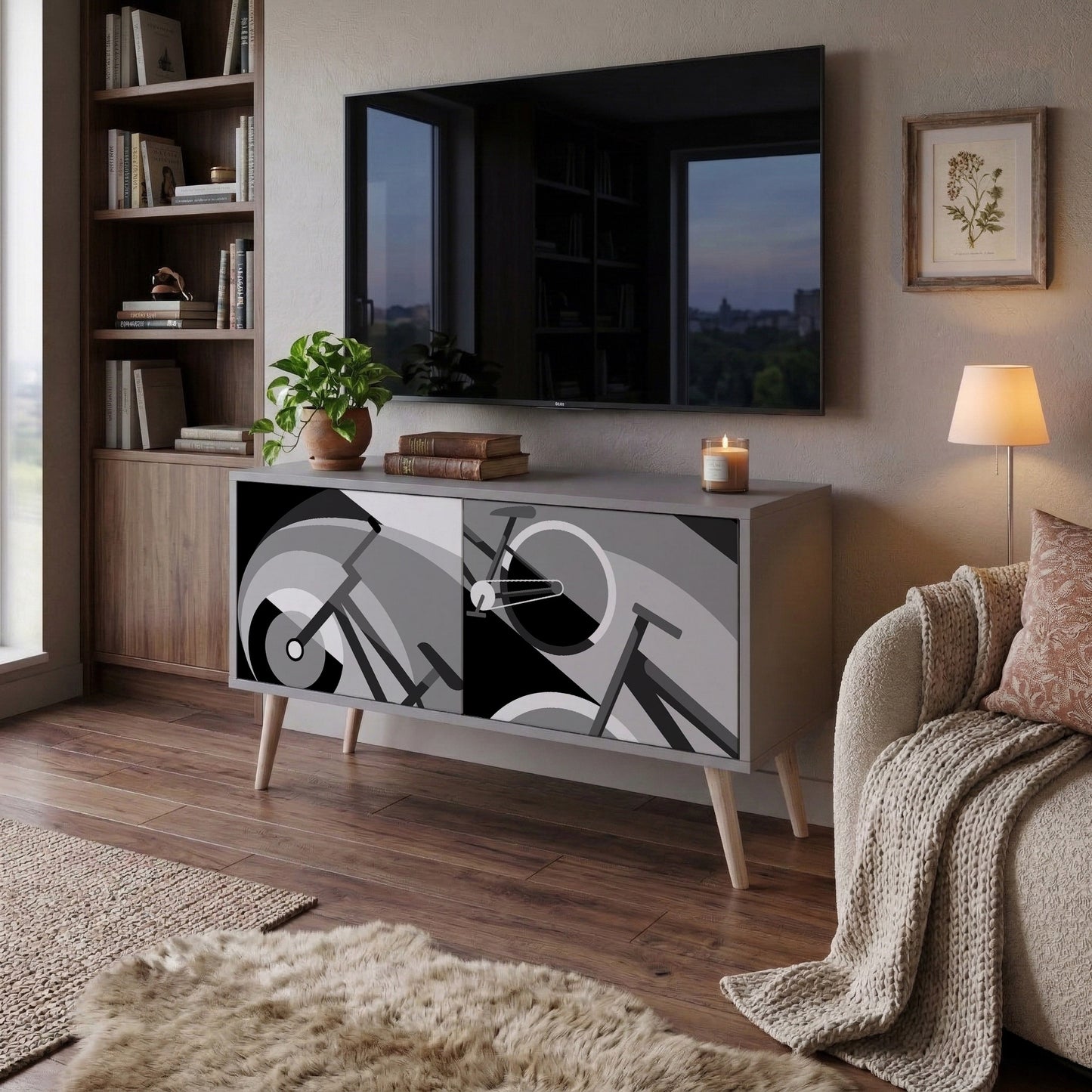 BIKE ENERGY Mobile TV Compatto a 2 Ante