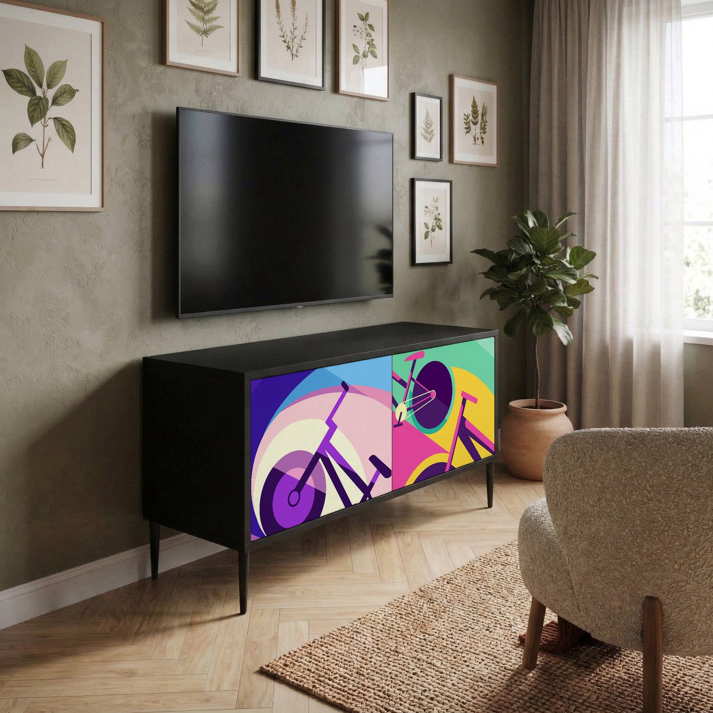 BIKE DREAMS Mobile TV Compatto a 2 Ante