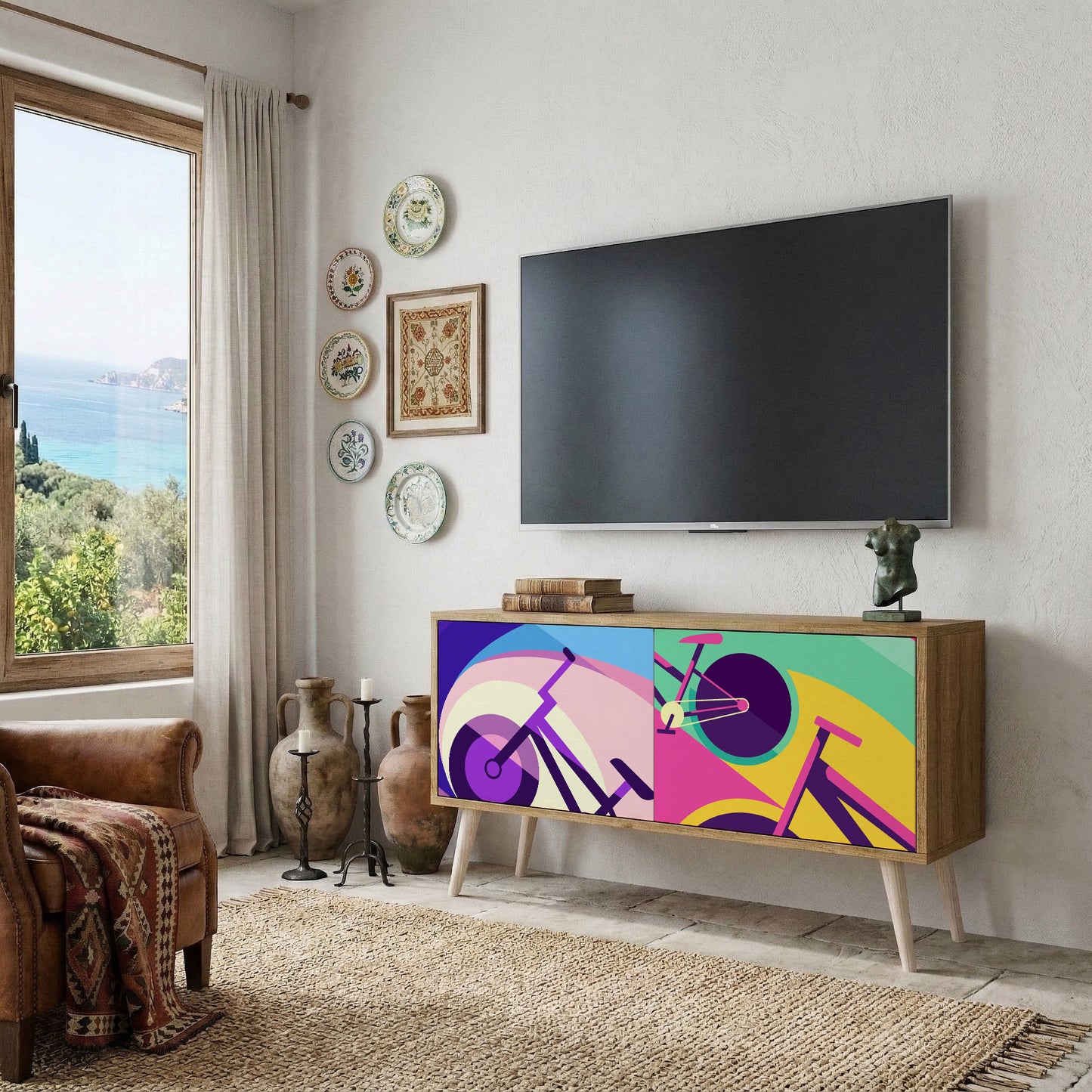 BIKE DREAMS Mobile TV Compatto a 2 Ante