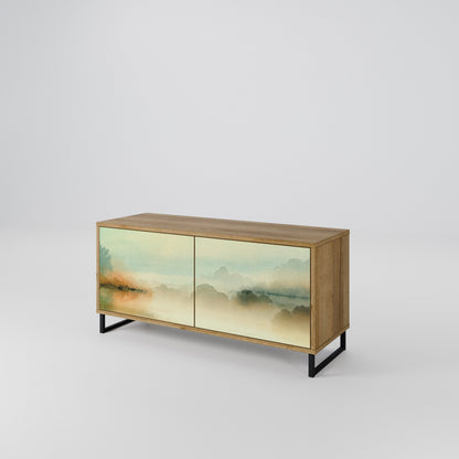 MORNING BY THE LAKE Mobile TV Compatto a 2 Ante