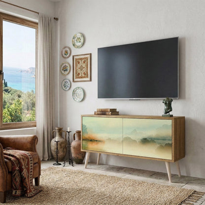 MORNING BY THE LAKE Mobile TV Compatto a 2 Ante