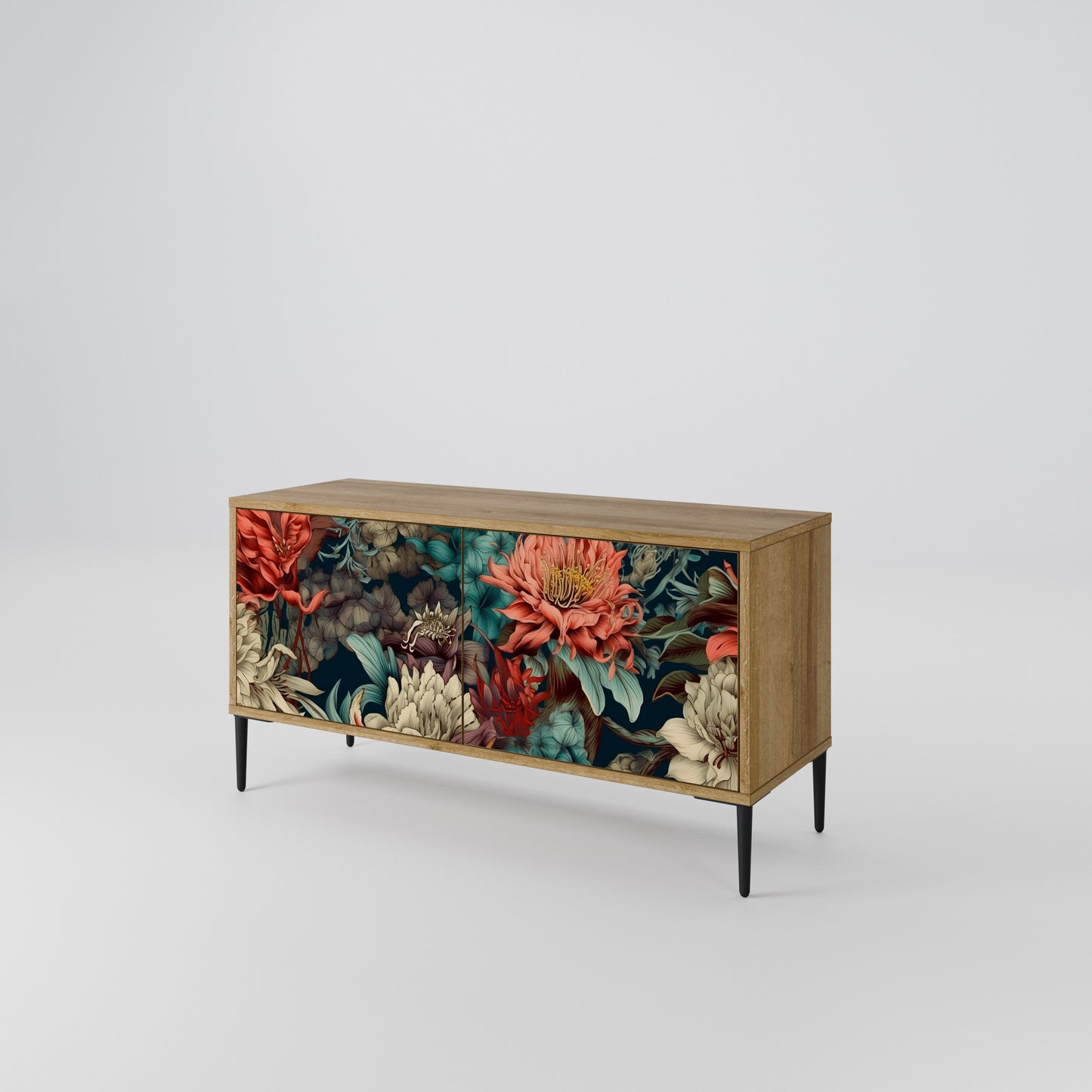 SPROUTING GRACE Compact 2-Door TV Cabinet