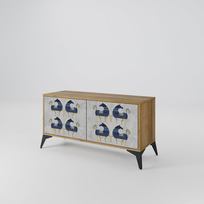MAJESTIC STEED Mobile TV Compatto a 2 Ante
