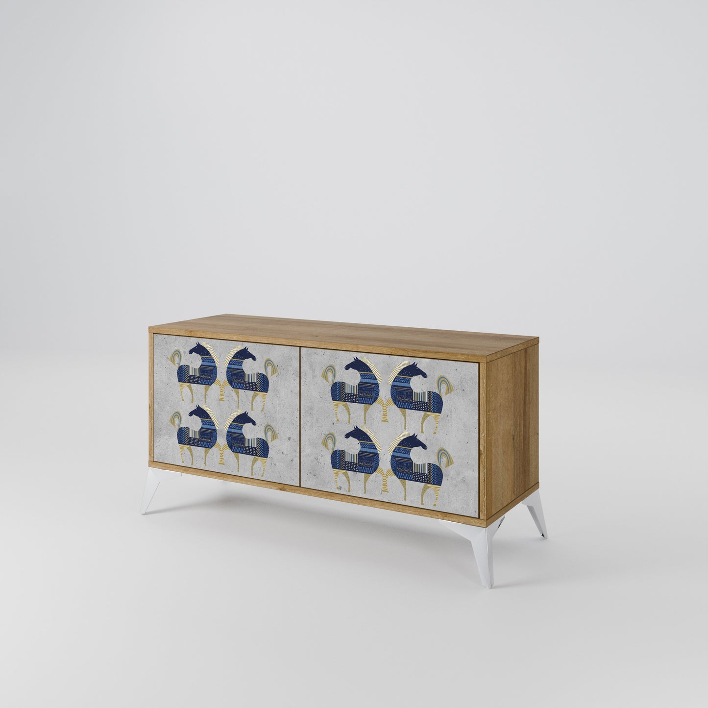 MAJESTIC STEED Mobile TV Compatto a 2 Ante