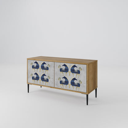 MAJESTIC STEED Mobile TV Compatto a 2 Ante