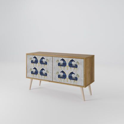 MAJESTIC STEED Mobile TV Compatto a 2 Ante
