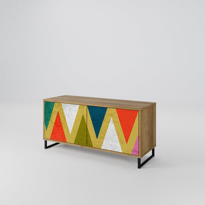 COLORFUL TRIANGLES Mobile TV Compatto a 2 Ante