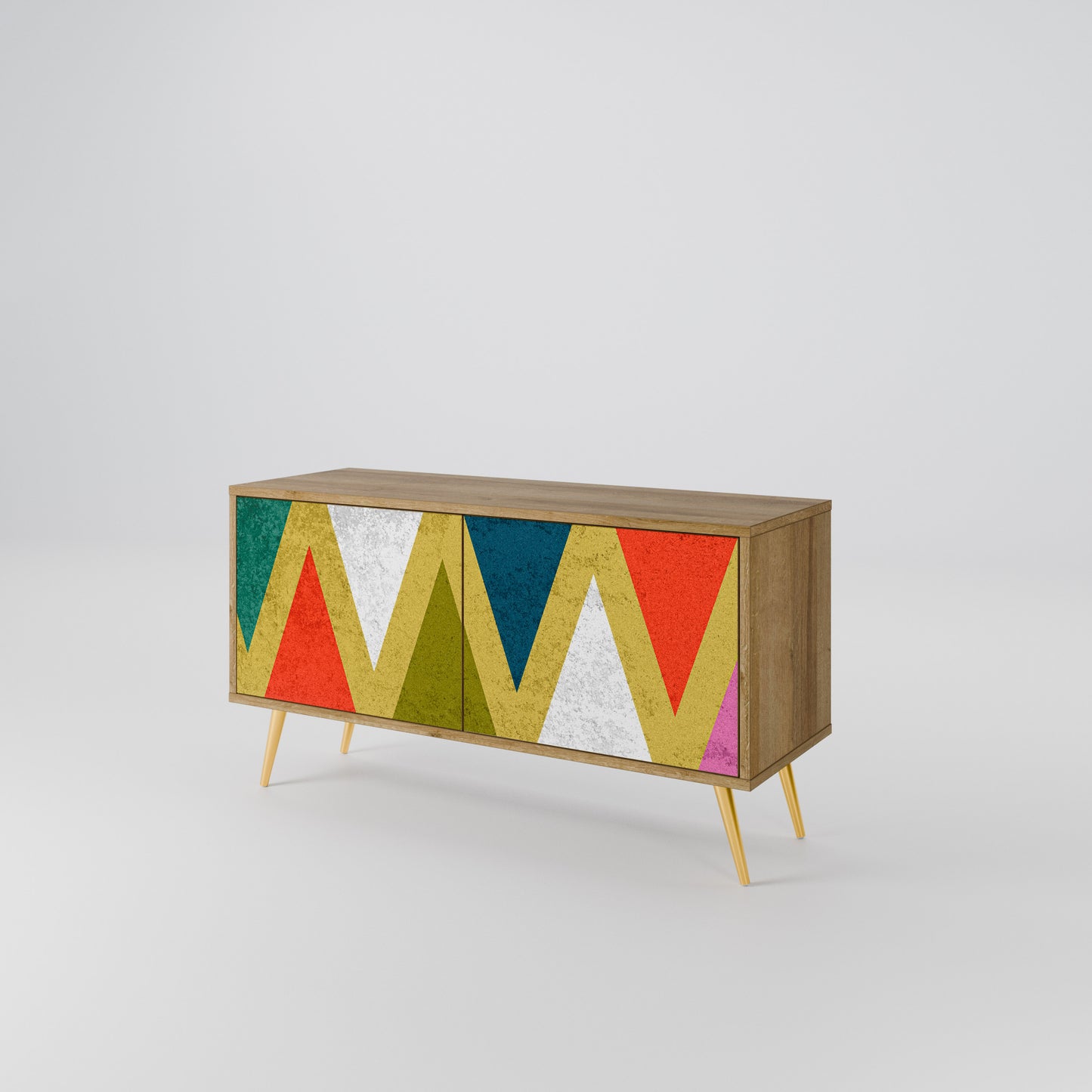 COLORFUL TRIANGLES Mobile TV Compatto a 2 Ante