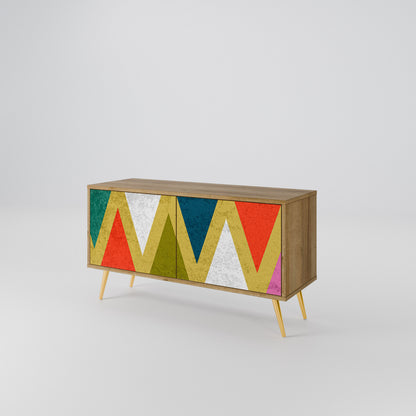 COLORFUL TRIANGLES Mobile TV Compatto a 2 Ante