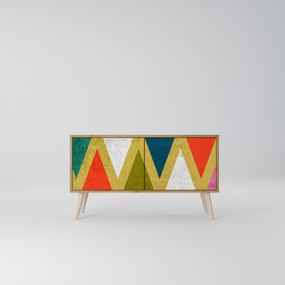 COLORFUL TRIANGLES Mobile TV Compatto a 2 Ante