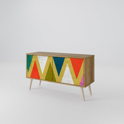 COLORFUL TRIANGLES Mobile TV Compatto a 2 Ante