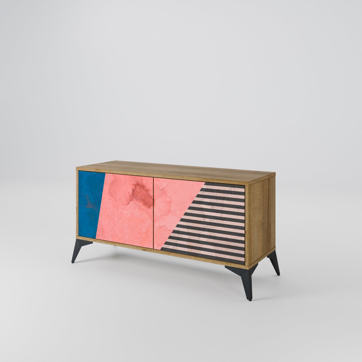GLAMOROUS STRIPE Mobile TV Compatto a 2 Ante
