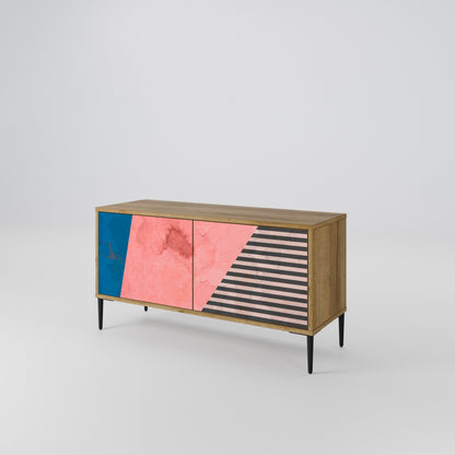 GLAMOROUS STRIPE Mobile TV Compatto a 2 Ante