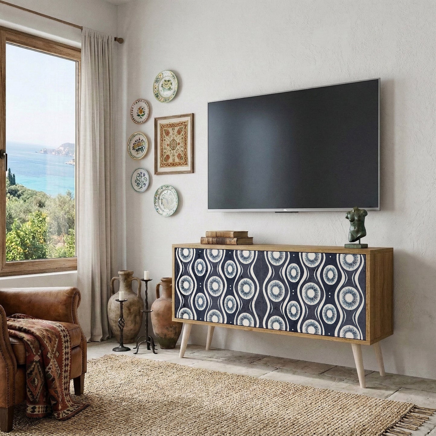 GRAPHITE EYES Mobile TV Compatto a 2 Ante