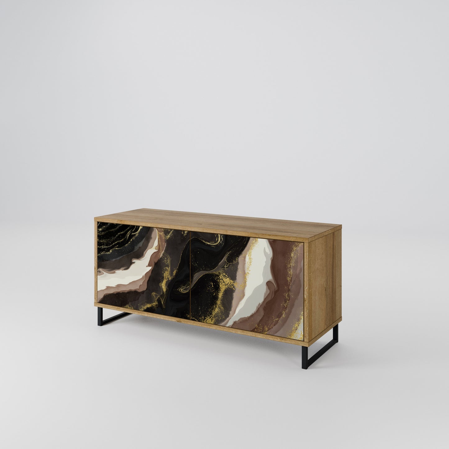 GOLD DUST Mobile TV Compatto a 2 Ante