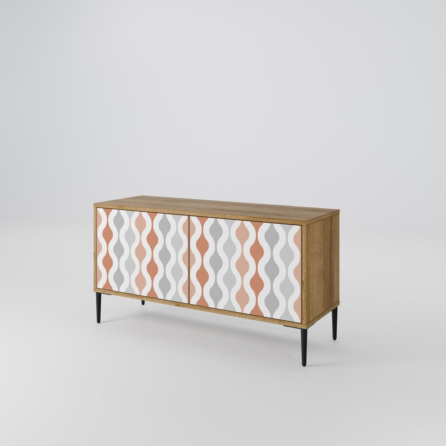 HAZY NOSTALGIA Compact 2-Door TV Cabinet