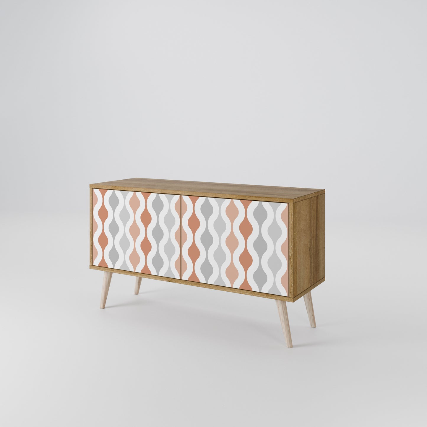 HAZY NOSTALGIA Compact 2-Door TV Cabinet