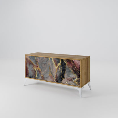 GOLDEN TIDES Mobile TV Compatto a 2 Ante