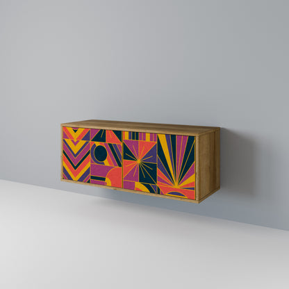 ELECTRIC PATTERNS Mobile TV Compatto a 2 Ante
