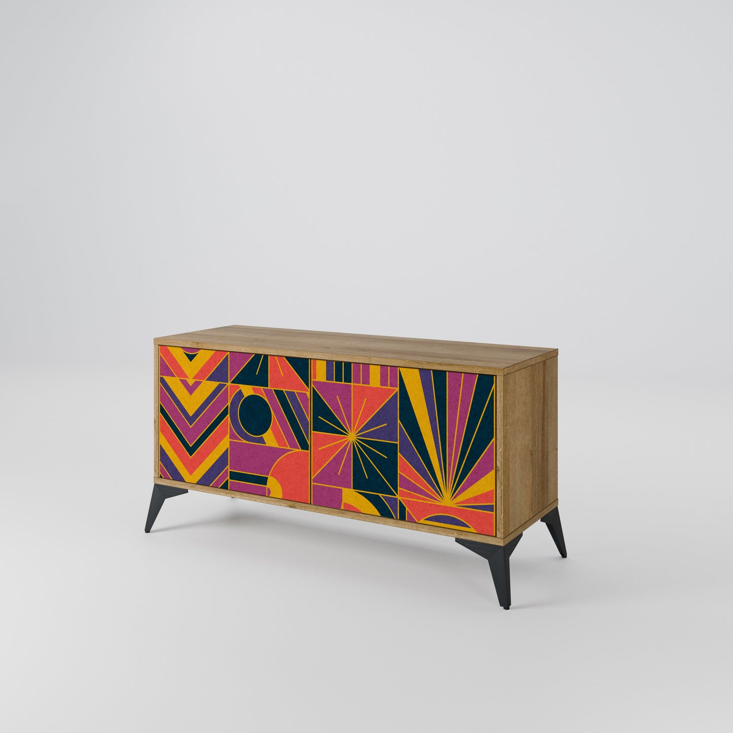 ELECTRIC PATTERNS Mobile TV Compatto a 2 Ante