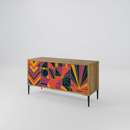 ELECTRIC PATTERNS Mobile TV Compatto a 2 Ante