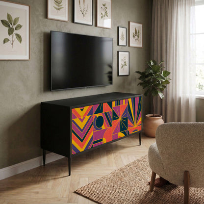 ELECTRIC PATTERNS Mobile TV Compatto a 2 Ante