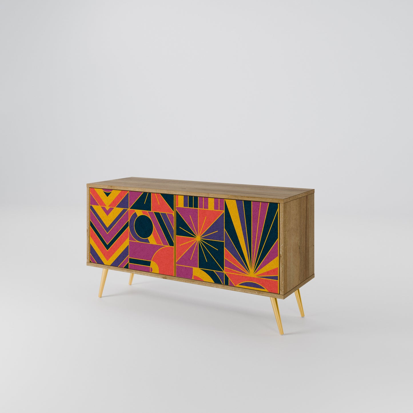 ELECTRIC PATTERNS Mobile TV Compatto a 2 Ante